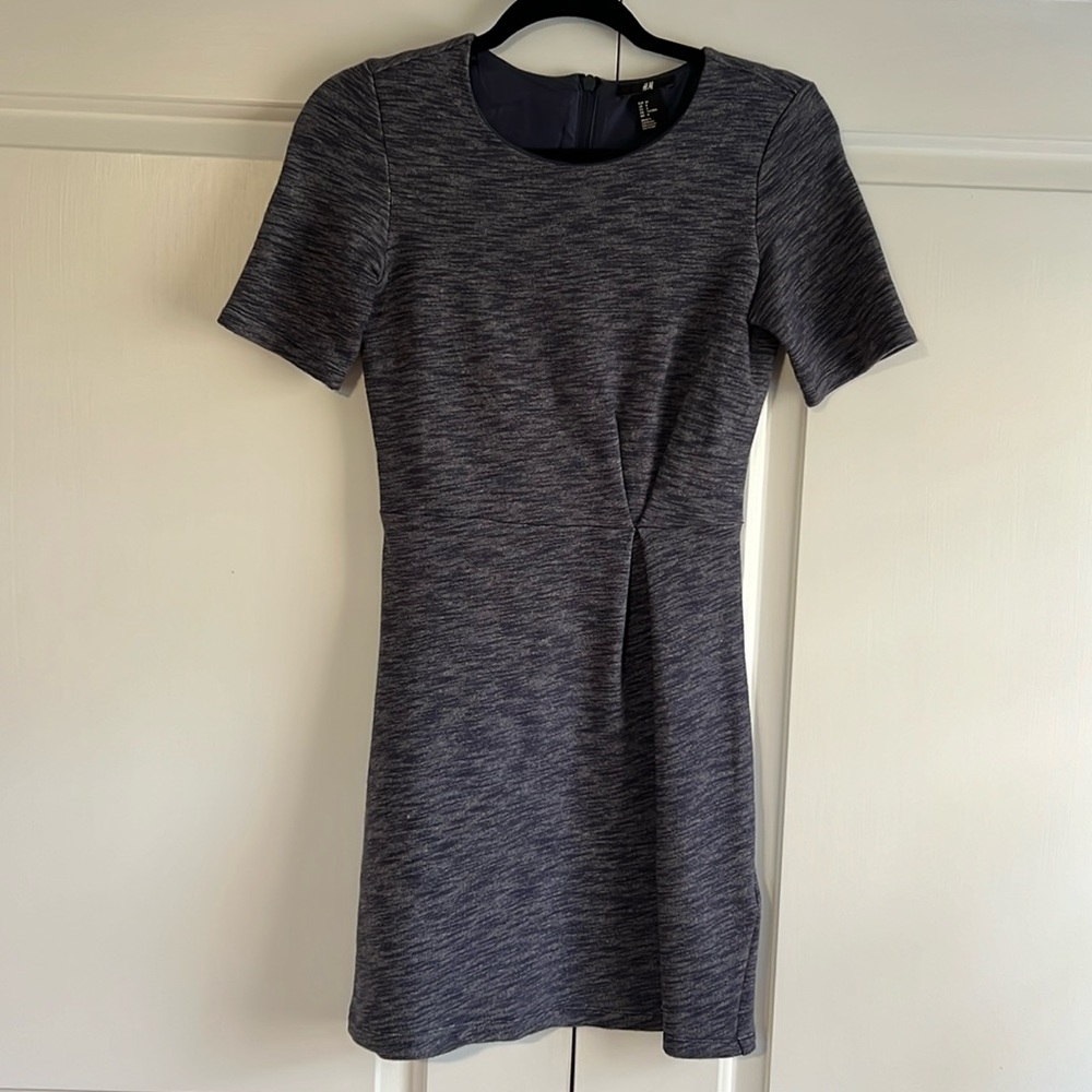 H&M Blue/Grey Dress